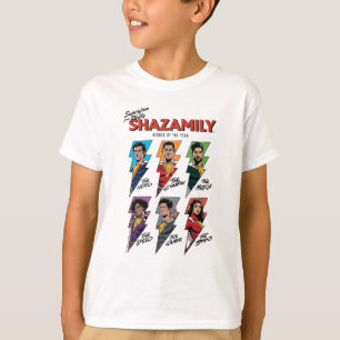 SCHAZAM! Götterwut SCHAZAMily-Comic-Bolzen T-Shirt