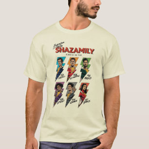 SCHAZAM! Götterwut SCHAZAMily-Comic-Bolzen T-Shirt