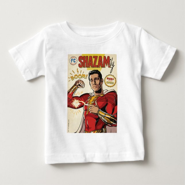 SCHAZAM! Götterwut | SCHAZAMily Comic Cover Baby T-shirt (Vorderseite)