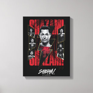 SCHAZAM! Götterwut   SHAZAMily Group Leinwanddruck
