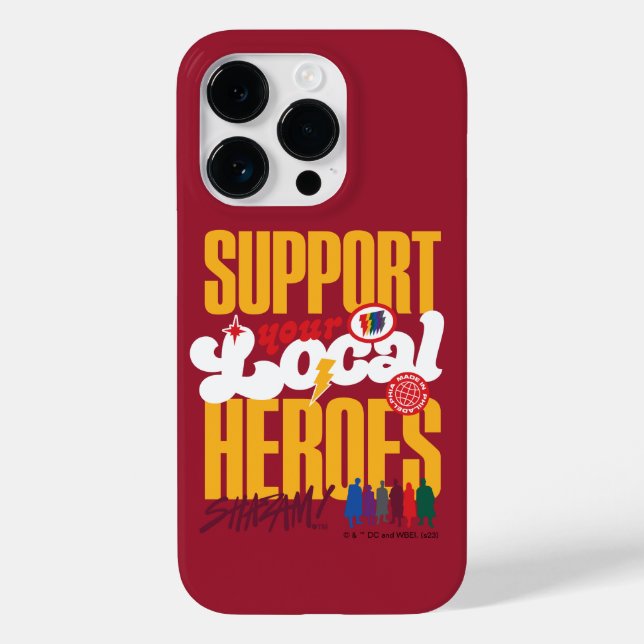 SCHAZAM! Götterwut | Unterstützung lokaler Helden Case-Mate iPhone Hülle (Rückseite)