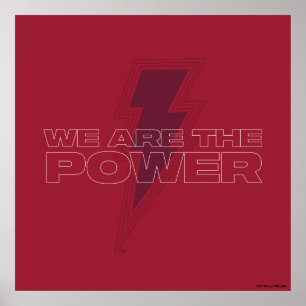 SCHAZAM! Götterwut   Wir sind der Power Poster