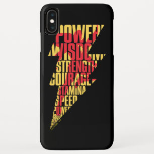SCHAZAM!   Shazam Abilities Lightning Graphic Case-Mate iPhone Hülle