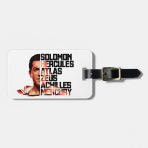 SCHAZAM!   Shazam Closeup Akronym Graphic Gepäckanhänger