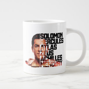 SCHAZAM!   Shazam Closeup Akronym Graphic Jumbo-Tasse