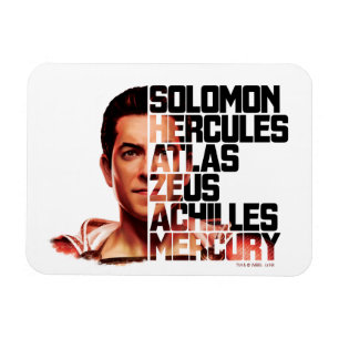 SCHAZAM!   Shazam Closeup Akronym Graphic Magnet