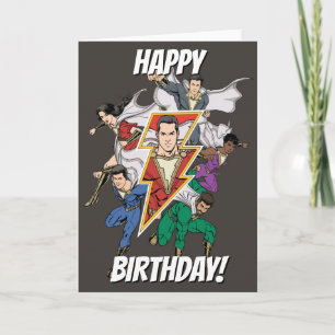 SCHAZAM!   Shazam Family Graphic Karte