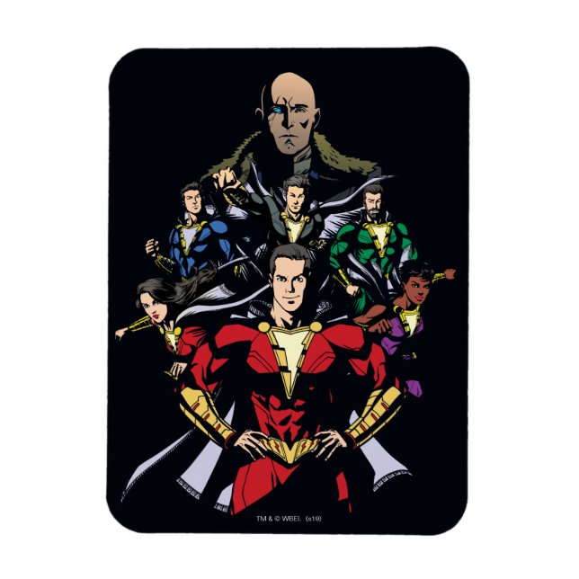 SCHAZAM! | Shazam Family Vs. Dr. Sivana Magnet (Vertikal)