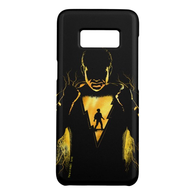 SCHAZAM! | Shazam und Billy Lightning Silhouette Case-Mate Samsung Galaxy Hülle (Rückseite)
