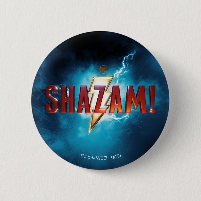 SCHAZAM! | Theaterlogo Button (Vorderseite)