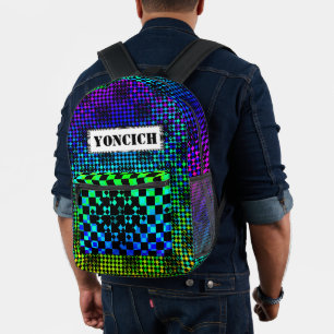 Scheckte Drehung von Kenneth Yoncich Bedruckter Rucksack