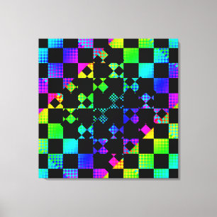 Scheckte Drehung von Kenneth Yoncich Leinwanddruck