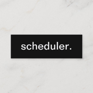 Scheduler-Visitenkarte Mini Visitenkarte