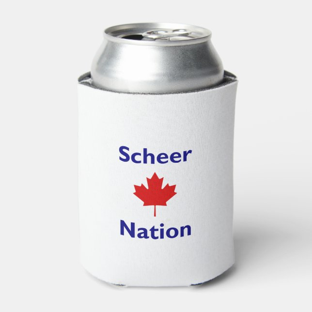 Scheer Nation Canada Election Red Maple Leaf Color Dosenkühler (Kanne Vorderseite)