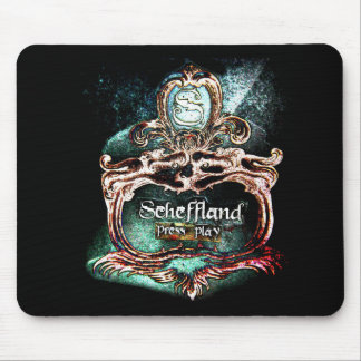 Scheffland Mausunterlage-Tiger-Schwarzes Mousepad