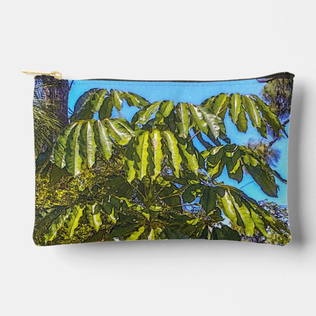 Schefflera Regenschirme Accessoire-Tasche  Zubehörtasche (Vorderseite)