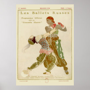 Schéhérazade, Léon Bakst und die Ballets Russes Poster