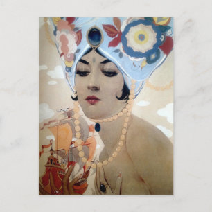 Scheherazade von Alberto Vargas (1921) Postkarte