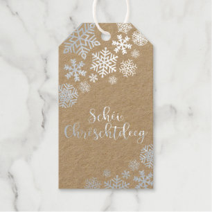 Schéi Chrëschtdeeg, Luxemburgisch, frohe Weihnacht Geschenkanhänger