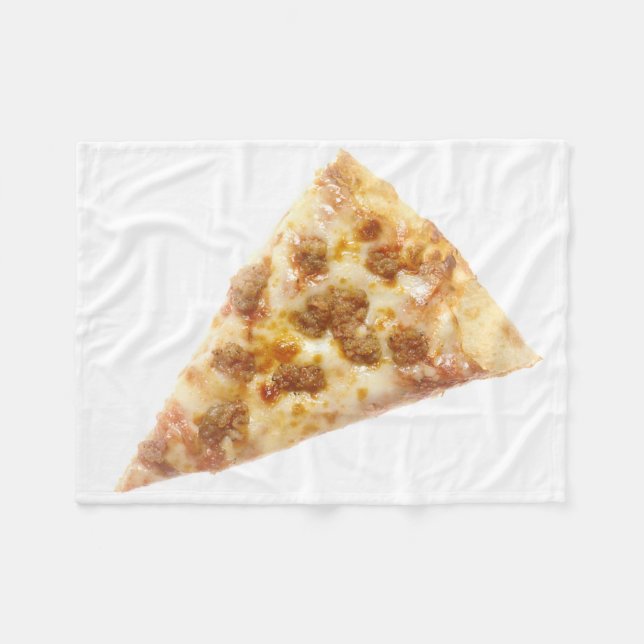 Scheibe der Pizza Fleecedecke (Vorderseite (Horizontal))