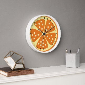 Scheibe Orange Uhr