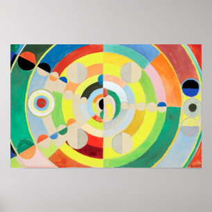 Scheiben-Relief Robert Delaunay Poster
