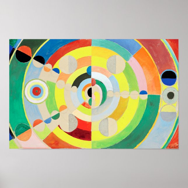 Scheiben-Relief | Robert Delaunay | Poster (Vorne)