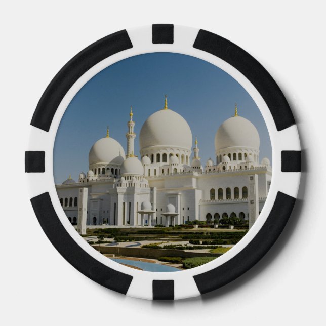 Scheich Zayed Grand Mosque, Abu Dhabi Pokerchips (Vorderseite)