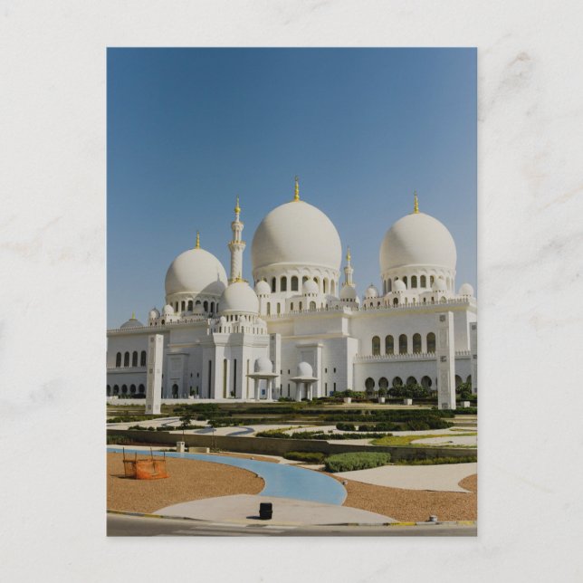 Scheich Zayed Grand Mosque, Abu Dhabi Postkarte (Vorderseite)
