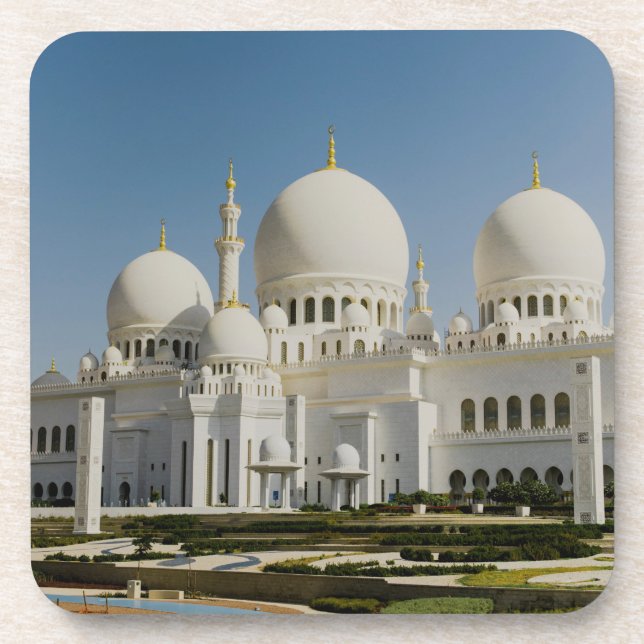 Scheich Zayed Grand Mosque, Abu Dhabi Untersetzer (Vorderseite)