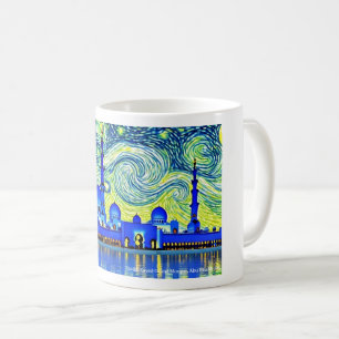 Scheich Zayed Grand Mosque, Abu Dhabi, VAE auf Tas Kaffeetasse