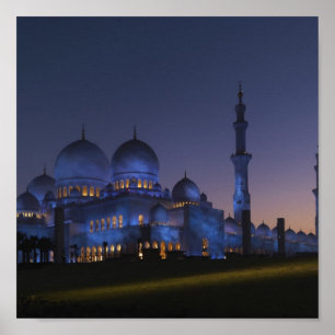 Scheich Zayed Mosque Poster