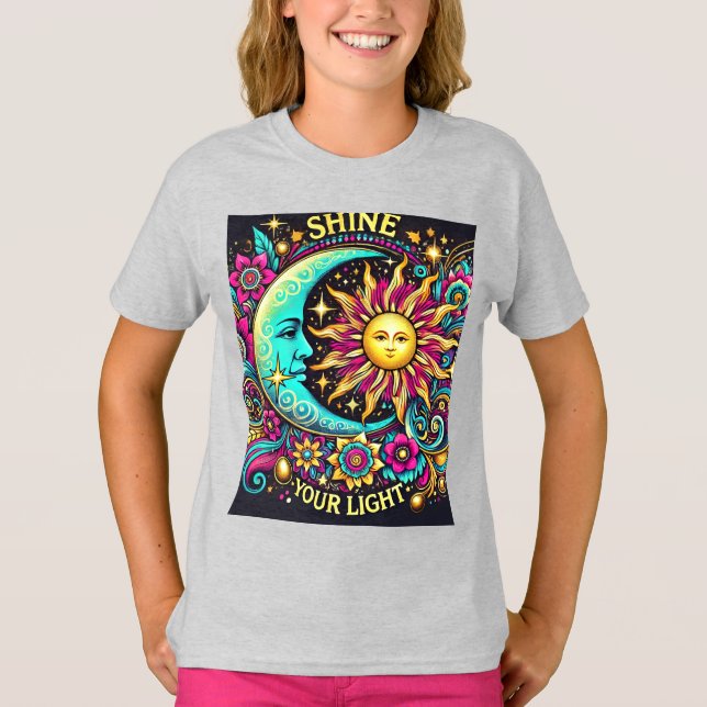 "SCHEIDE ALEXANDRIA DEINES LICHTS" T-Shirt (Vorderseite)