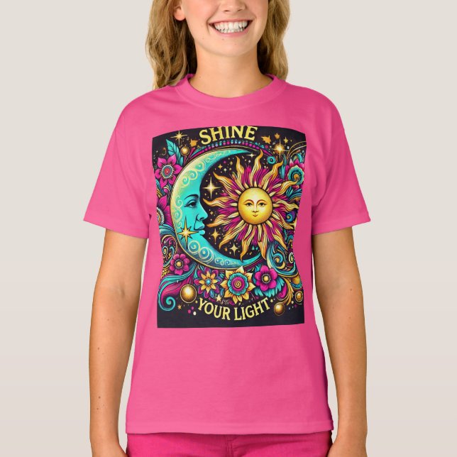 "SCHEIDE ALEXANDRIA DEINES LICHTS" T-Shirt (Vorderseite)