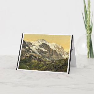 Scheidegg, Hotel Jungfrau, Bernese Oberland, Switz Feiertagskarte