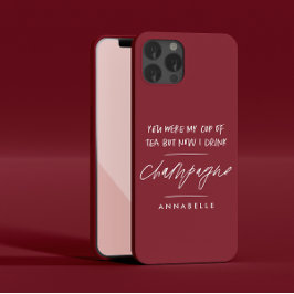 Scheidung Du warst meine Tasse Tee moderne Kirsche Case-Mate iPhone Hülle