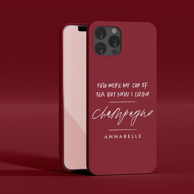 Scheidung Du warst meine Tasse Tee moderne Kirsche Case-Mate iPhone Hülle (Von Creator hochgeladen)