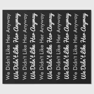 Scheidung Geschenkpapier