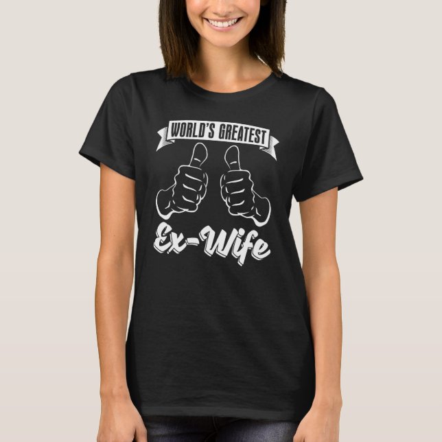 Scheidung Party Scheidung Scheidung weltweit größt T-Shirt (Vorderseite)
