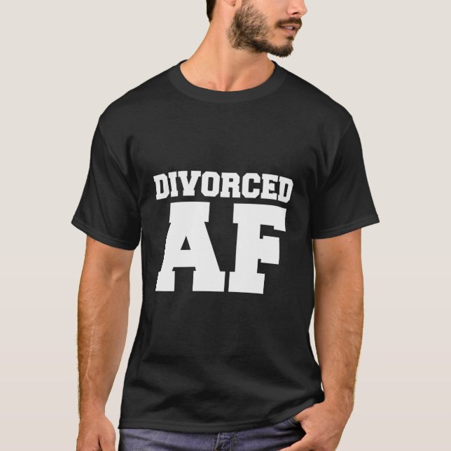 Scheidungs-Af-Single T-Shirt (Vorderseite)