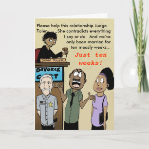 Scheidungsgericht: 10 Wochen Karte