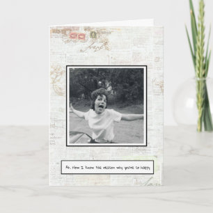 Scheidungsglückwünsche Karte