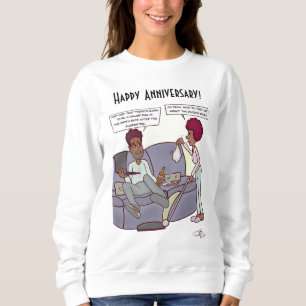 Scheidungsrate Weiß-Sweatshirt Sweatshirt