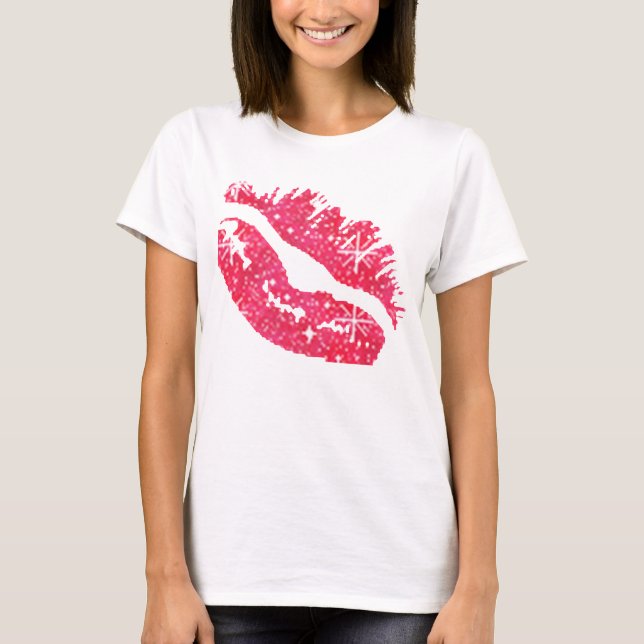 Schein-Lippent-shirt T-Shirt (Vorderseite)