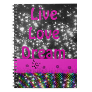 Schein live&dream Notizbuch Notizblock