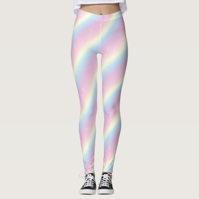 Schein-Regenbogen-Leggings Leggings (Vorderseite)