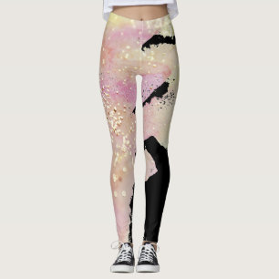 *~* Schein u. Glitzerwatercolor-Fantasie Leggings