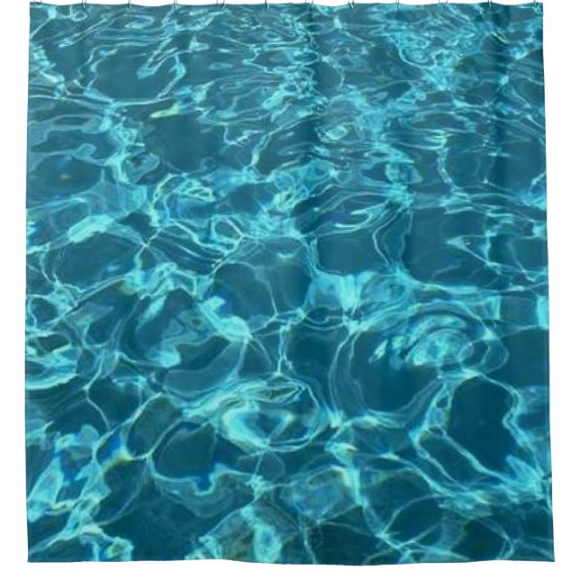 Schein-Wasser Duschvorhang (Vorderseite)