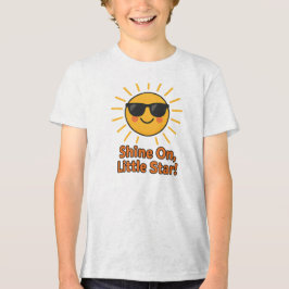 Scheine weiter, kleiner Stern, süßes Sonnendesign Tri-Blend Shirt