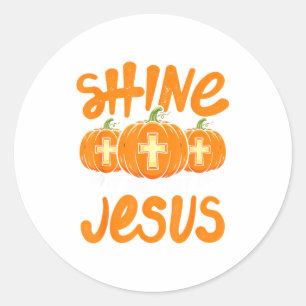 Scheine wie das Licht von Jesus Christlicher Jack Runder Aufkleber
